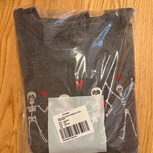 New with tags Marshalls Gray Skeleton women’s sweatshirt